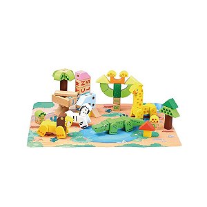 FLORESTA EM BLOCOS 80PC