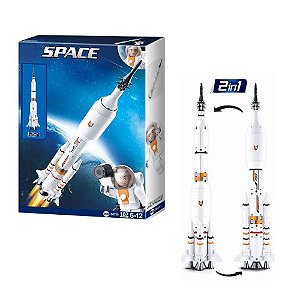 BLOCOS ASTRONAUTAS FOGUETE 167PCS