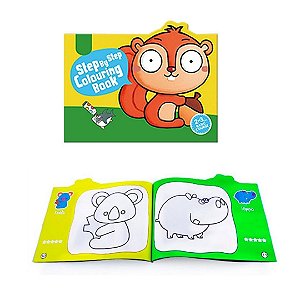 PASSO A PASSO LIVRO PARA COLORIR BASICO
