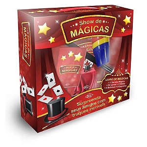 SHOW DE MAGICAS LIVRO DE MAGICAS COM ACESSORIOS