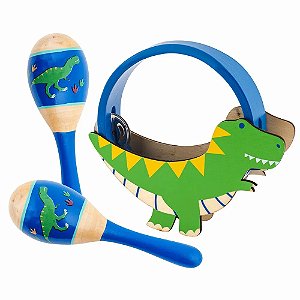 KIT DE PERCUSSAO DINO 3PCS
