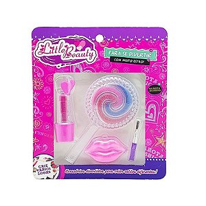 KIT MAQUIAGEM INFANTIL PIRULITO 4PCS