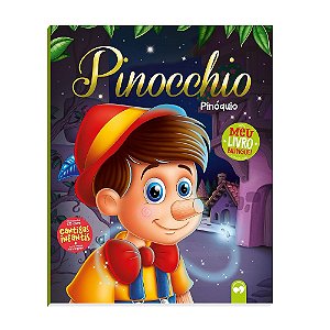 LIVRO MEU LIVRO BILINGUE PINOQUIO PINOCCHIO COM CD