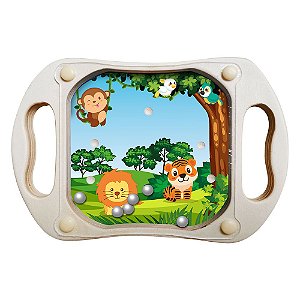 JOGO EQUILIBRA A BOLINHA ANIMAIS DA SELVA