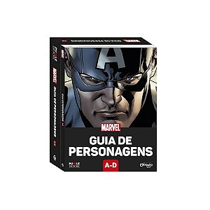 LIVRO GUIA DE PERSONAGENS A-D MARVEL C QUEBRA CABEÇA