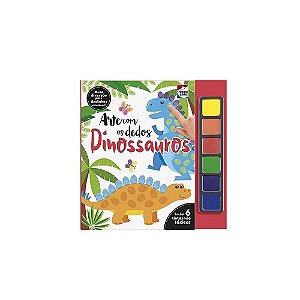 ARTE COM OS DEDOS DINOSSAUROS