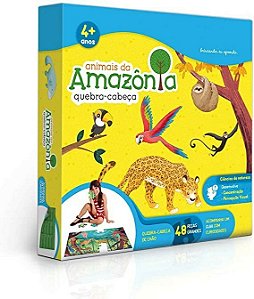 QUEBRA CABECA ANIMAIS DA AMAZONIA  48 PC- TST