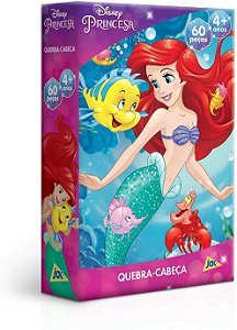 QUEBRA CABECA PRINCESAS  ARIEL  60 PECAS