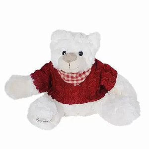 URSO LEROY COM CASACO VERMELHO