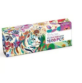 QUEBRA CABECA 1000 PCS TIGRES ARCO IRIS