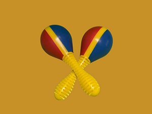MARACAS DE PLASTICO PEQUENAS