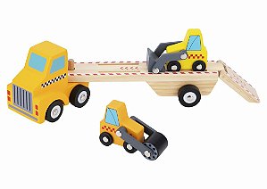 CAMINHAO TRANSPORTE COM CARRO CONSTRUCAO 2UN