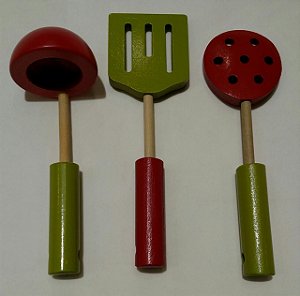 COLECAO COMIDINHAS CONJ UTENSILIO COZINHEIRO