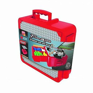 BLOCOS CUBIC MALETA CONSTRUCAO CARROS C BASE CARROS