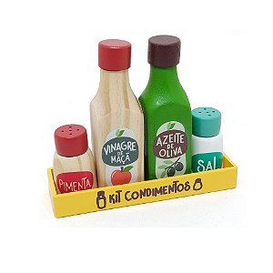 COLECAO COMIDINHAS KIT CONDIMENTOS