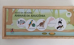 JOGO DA MEMORIA ANIMAIS DA AMAZONIA