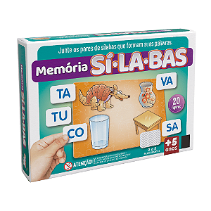 JOGO MEMORIA SILABAS