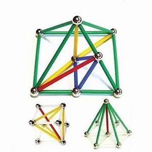MAGSTIX GEODESICA COLORIDO 81PC