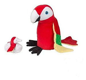 ARARA ENCANTADA CANIDE GRAVIDA COM 1 FILHOTE