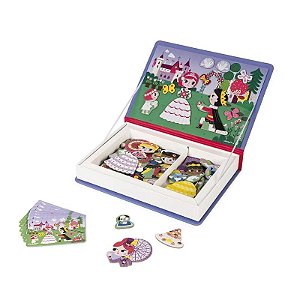 LIVRO MAGNETICO PRINCESAS 63PC