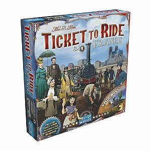 JOGO TICKET TO RIDE FRANCA EXPANSAO