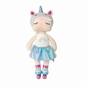 BONECA ANGELA UNICORNIO PATINADORA 33CM