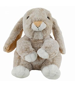 COELHO DE TECIDO PASCOA SENTADO BEGE 26CM