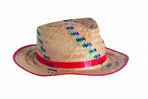 CHAPEU JUNINO MALANDRINHO TAM M 18,5x16