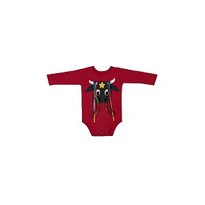 BODY JUNINO BOI BEBE VERMELHO A22