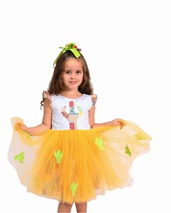 VESTIDO JUNINO CACTO MANDACARU A23