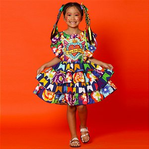 VESTIDO JUNINO CORACAO VIVA A24