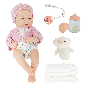 BONECA REAL FLOFY COM MANTA E ACESSORIOS