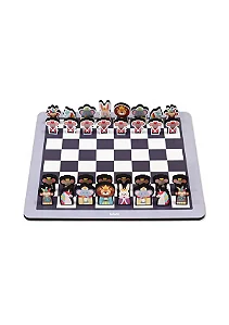 JOGO XADREZ CAMPO DE BATALHA ANIMAIS