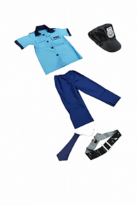 FANTASIA POLICIAL 4PCS TAM P