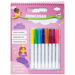 LIVRO MUNDO COLORIDO PRINCESAS