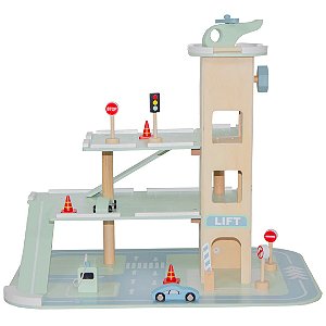 ESTACIONAMENTO DE MADEIRA INTERATIVO 3 ANDARES