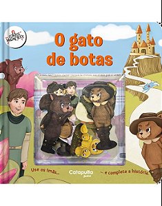 LIVRO CONTOS MAGNETICOS O GATO DE BOTAS