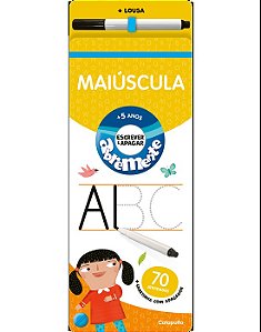 LIVRO ABREMENTE ESCREVER E APAGAR MAIUSCULA