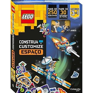 LIVRO LEGO BOOKS CONSTRUA E CUSTOMIZE ESPACO