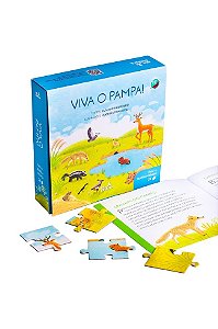 KIT LIVRO QUEBRA CABECA VIVA O PAMPA