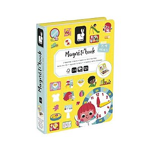 LIVRO MAGNETICO APRENDA AS HORAS 83PC