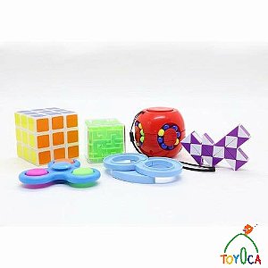 KIT CUBO MAGICO 6 PEÇAS VARIADO 1209