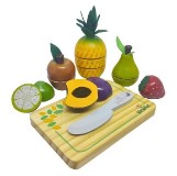 KIT 6 FRUTAS C CORTE FACA E TABUA