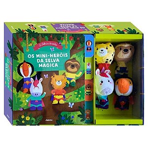 LIVRO MINI HEROIS DA SELVA MAGICA