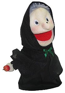 FANTOCHE BRUXA COM MACA PEQUENO FPA33