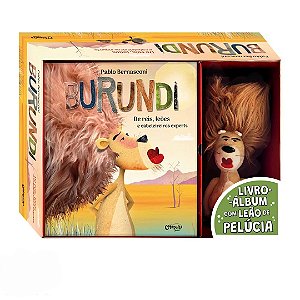 LIVRO BURUNDI DE REIS LEOES E CABELEIREIROS C PELUCIA