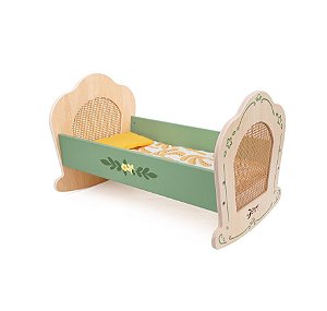 BERCO DE BONECA VINTAGE VERDE