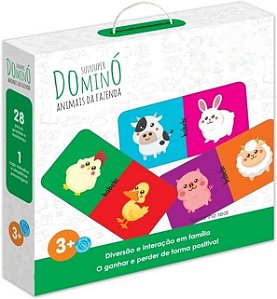 JOGO SUPER DOMINO ANIMAIS DA FAZENDA