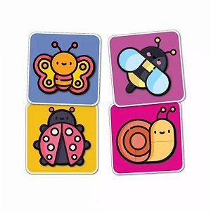 QUEBRA CABECA 4 PARTES BICHINHOS DO JARDIM