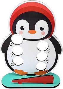 ROLANDO A BOLINHA COM O PINGUIM